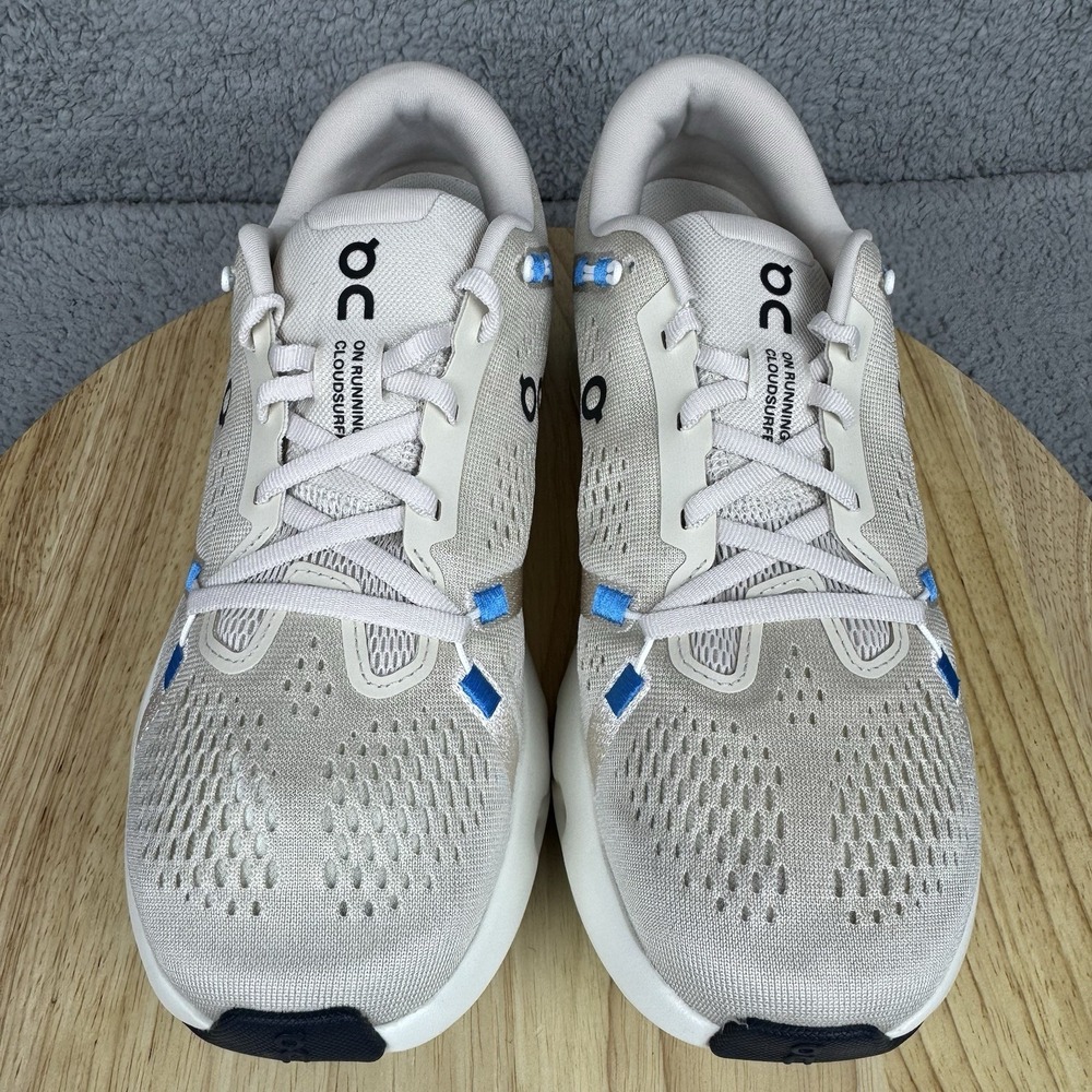 On Cloudsurfer 2 Womens 8.5 Pearl Ivory Road Running Shoes Cushion Stability Gym - Picture 3 of 13